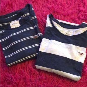 Hollister 3 Quarter Sleeve Shirts